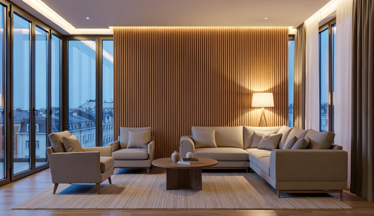 Interior modern cu design acustic